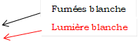Fum�es blanche,Lumi�re blanche