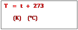 Zone de Texte: T    =   t   +   273
       (K)     (C)


