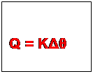 Zone de Texte: Q = KΔθ
