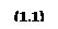 Zone de Texte: (1,1)